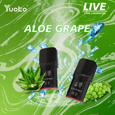 Yuoto Live Pod Aloe Grape 600