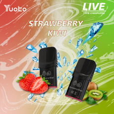 Yuoto Live Pod Strawberry Kiwi 600NFx3