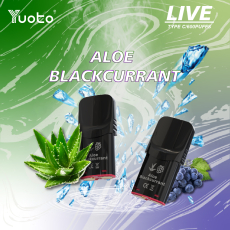 Yuoto Live Pod Aloe Blackcurrant 600x3