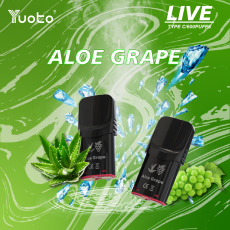 Yuoto Live Pod Aloe Grape 600NFx3