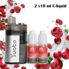 Yuoto Zero/2x10ml/ Raspberry Cranberry 12000